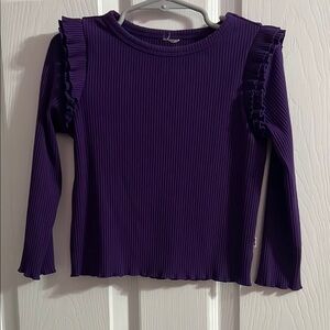 Little Sleepies Play Ruffled Long Sleeve Top